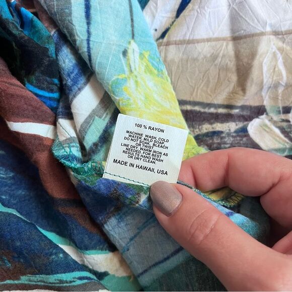 Jams World Multicolor Artistic Floral Flowy Dress Size L - Picture 6 of 6